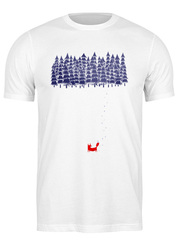 Printio Футболка классическая Лиса в лесу детская футболка лиса в лесу 164 синий