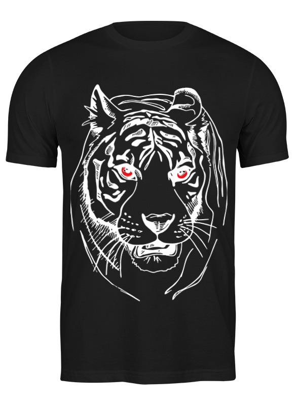 Printio Футболка классическая Зверье тигр 2 футболка printio 2806029 зверье тигр размер s цвет белый