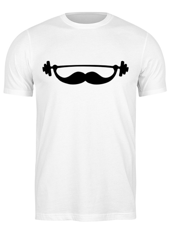 Printio Футболка классическая Усы | штангист