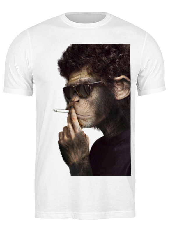 Printio Футболка классическая Обезьяна курильщик printio детская футболка классическая унисекс обезьяна курильщик