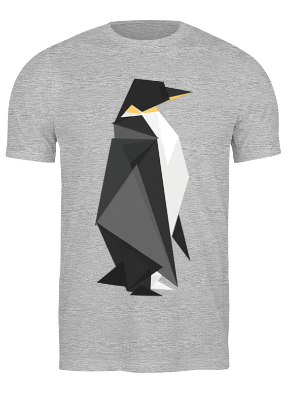 printio лонгслив полигональный пингвин Printio Футболка классическая Полигональный пингвин