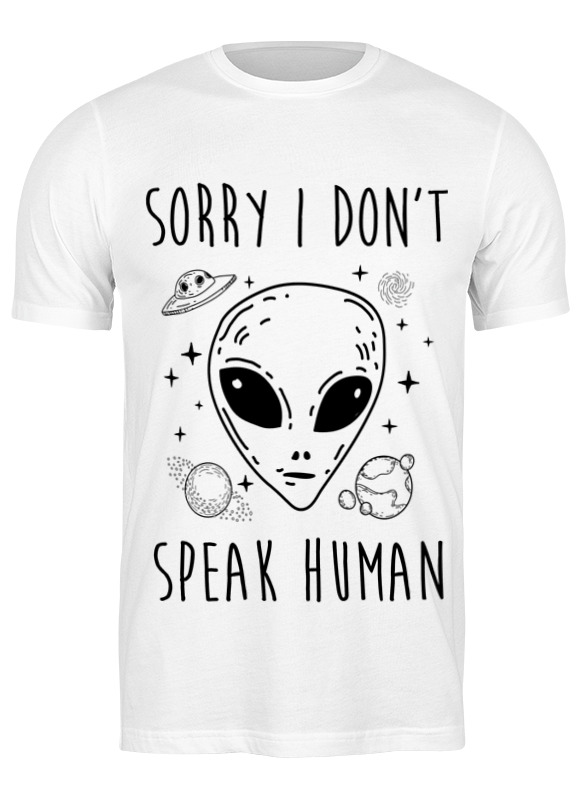 printio футболка классическая я не ною просто говорю Printio Футболка классическая Инопланетянин