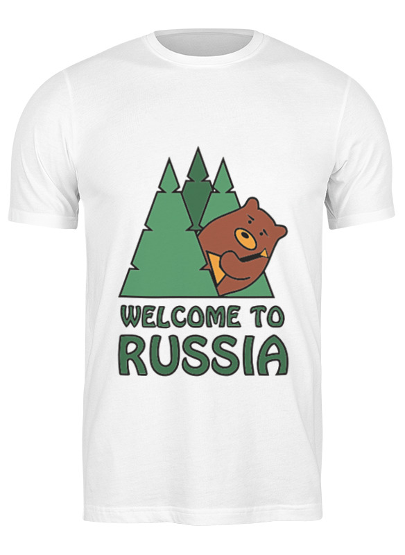 Printio Футболка классическая Welcome to russia цена и фото