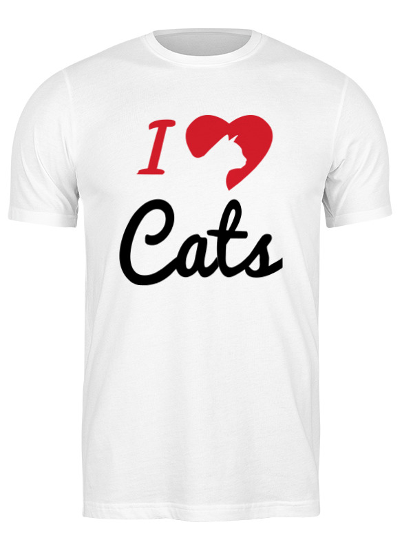 Printio Футболка классическая Я люблю котов printio футболка классическая я люблю черных котов