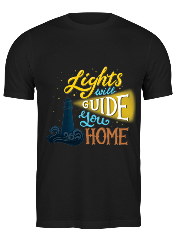 Printio Футболка классическая Lights will guide you home printio детская футболка классическая унисекс lights will guide you home