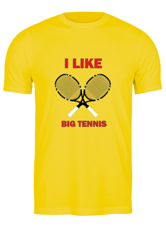 Printio Футболка классическая I like big tennis printio детская футболка классическая унисекс i like big tennis