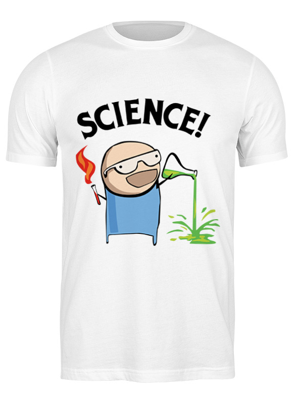 Printio Футболка классическая Science! ботан printio футболка классическая химфак мгу