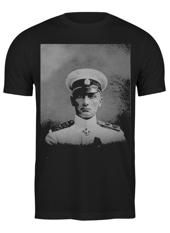printio футболка классическая адмирал колчак Printio Футболка классическая Адмирал колчак