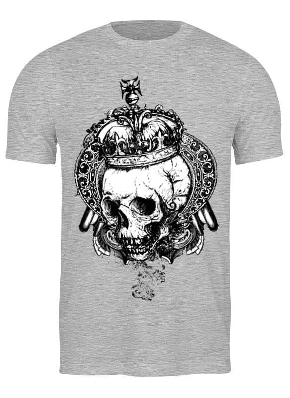 Printio Футболка классическая Королевский череп мужская футболка ворона в короне s серый меланж