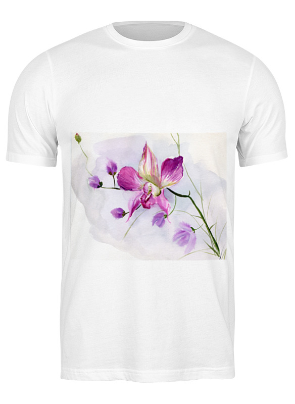 цена Printio Футболка классическая Розовая орхидея