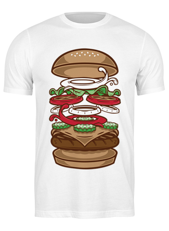 Printio Футболка классическая Burger/бургер printio майка классическая burger бургер