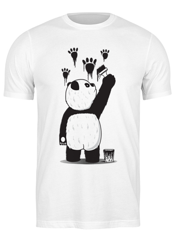printio детская футболка классическая унисекс панда вандал Printio Футболка классическая Панда вандал