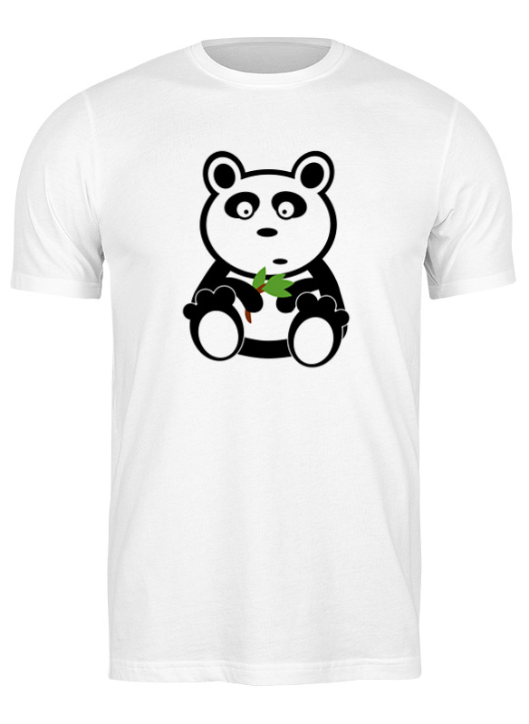 Printio Футболка классическая Панда с бамбуком printio сумка панда с бамбуком