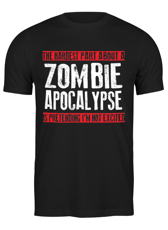 Printio Футболка классическая Zombie apocalypse printio футболка классическая zombie apocalypse