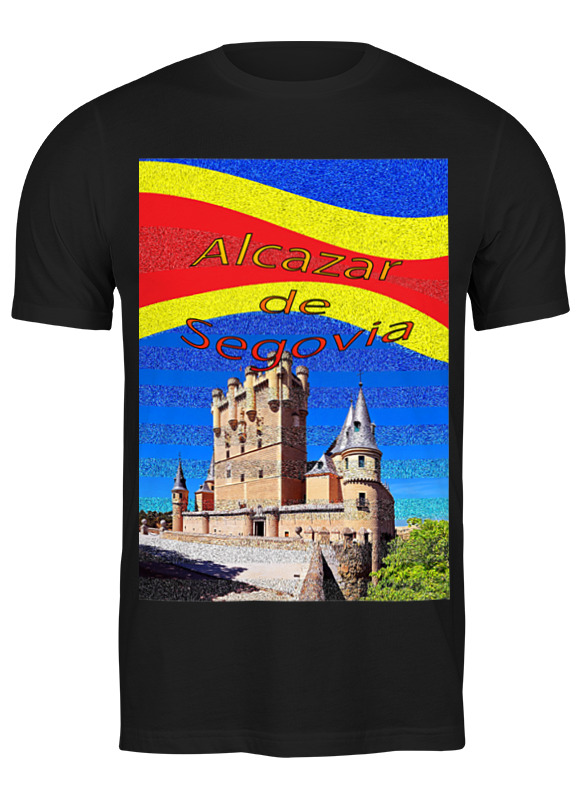 Printio Футболка классическая Замки испании. замок сеговия. printio футболка с полной запечаткой женская замки испании замок сеговия