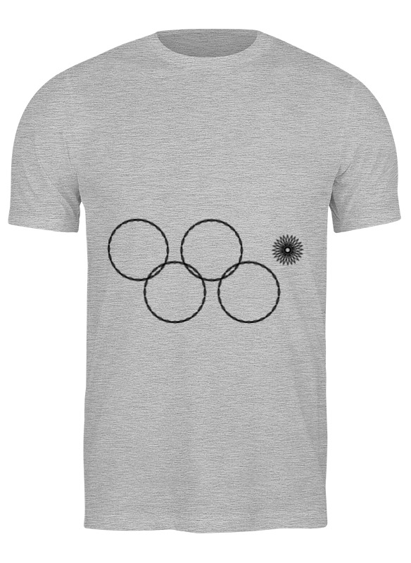 Printio Футболка классическая Олимпийские кольца в сочи 2014 printio футболка wearcraft premium олимпийские кольца в сочи 2014