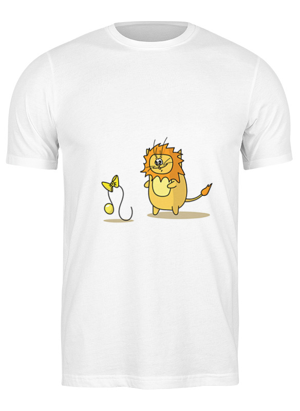Printio Футболка классическая Кот лев. подарок для льва printio детская футболка классическая унисекс кот лев подарок для льва