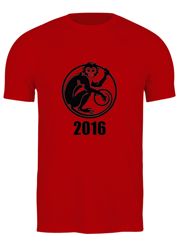 printio детская футболка классическая унисекс 2016 год год красной обезьяны Printio Футболка классическая 2016 год - год красной обезьяны
