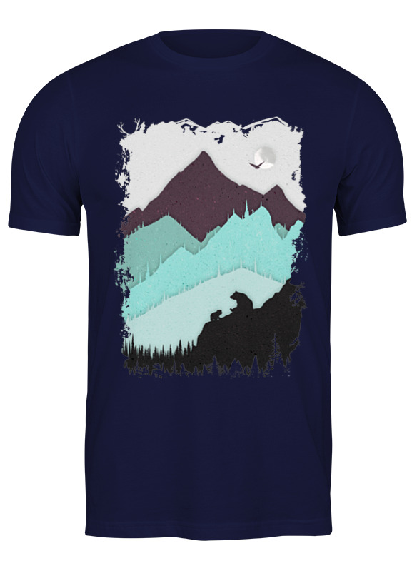 Printio Футболка классическая Bears in the mountains printio футболка wearcraft premium bears in the mountains