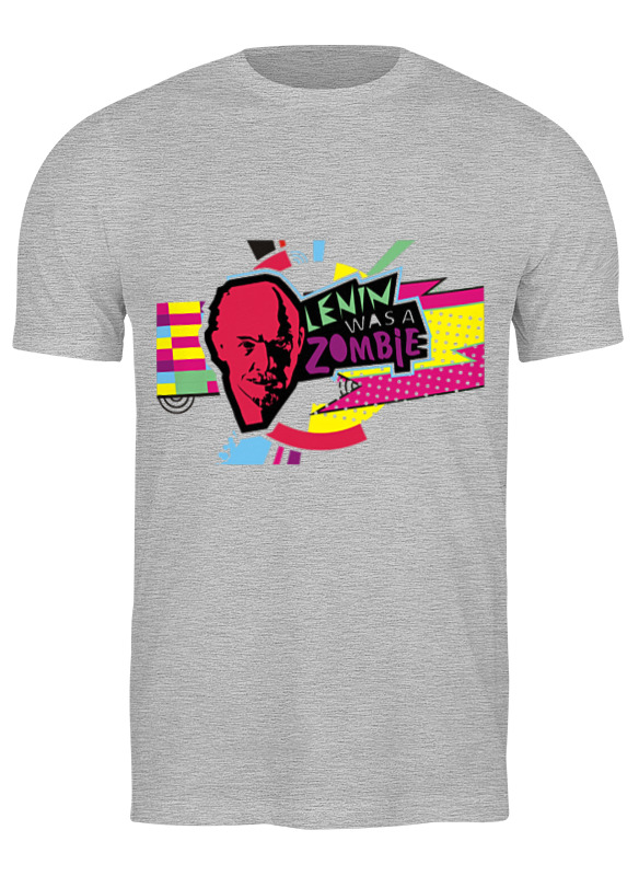 Printio Футболка классическая Lenin was a zombie printio футболка wearcraft premium slim fit lenin was a zombie