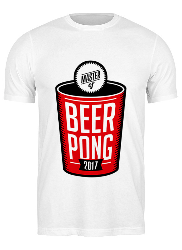 Printio Футболка классическая Master of beer pong meng sps 011 бутылки с пивом beer bottles for vehicle diorama 1 35