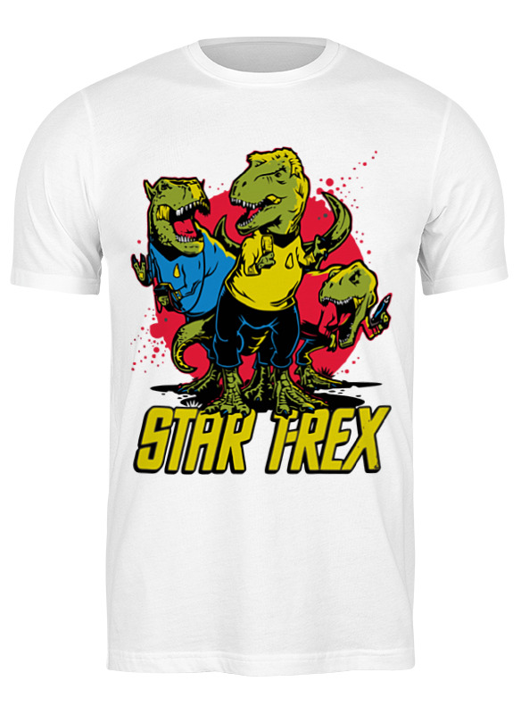 Printio Футболка классическая Динозавры (звездный путь) printio футболка классическая динозавры звездный путь
