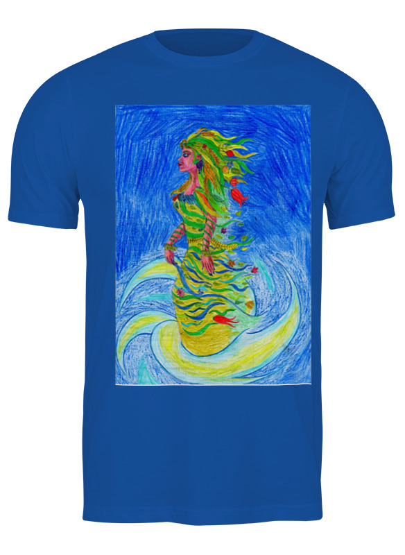 Printio Футболка классическая Земля плавает на млечном пути мужская футболка капибара плавает в пруду xl синий