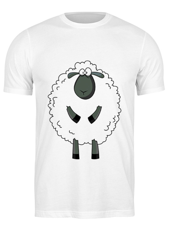 Printio Футболка классическая Овечка символ нового 2015 года printio свитшот унисекс хлопковый овечка символ нового 2015 года