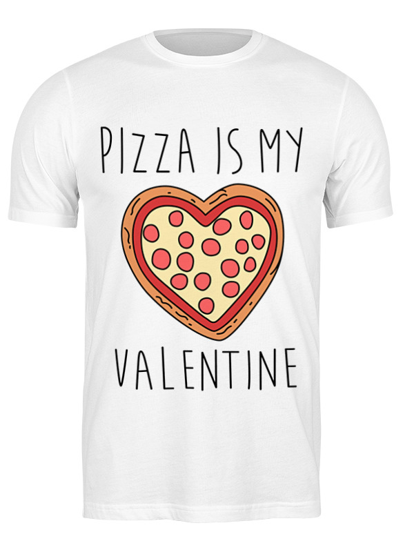 Printio Футболка классическая Пицца - мой валентин printio детская футболка классическая унисекс пицца мой валентин