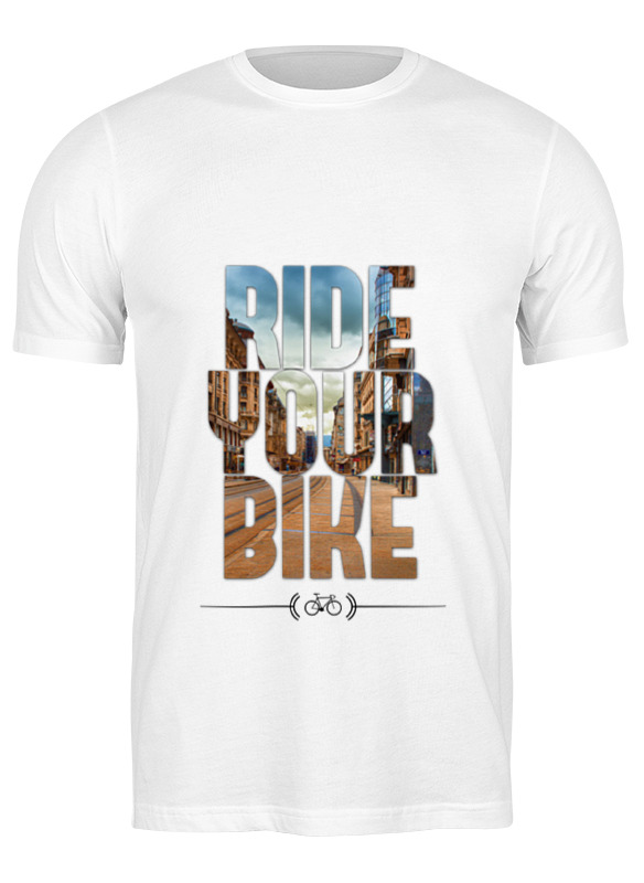 Printio Футболка классическая Ride your bike (город) printio майка классическая ride your bike город