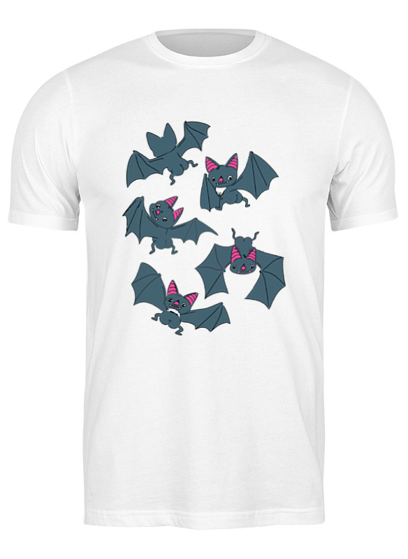 printio футболка классическая летучие мыши Printio Футболка классическая Летучие мыши