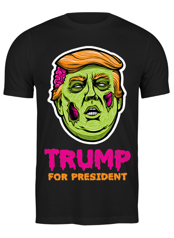 Printio Футболка классическая Трамп зомби printio футболка классическая трамп зомби