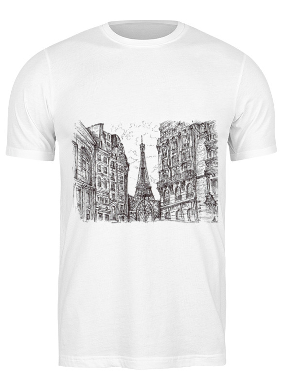 Printio Футболка классическая Париж пазл 2000 эл париж вид на эйфелеву башню
