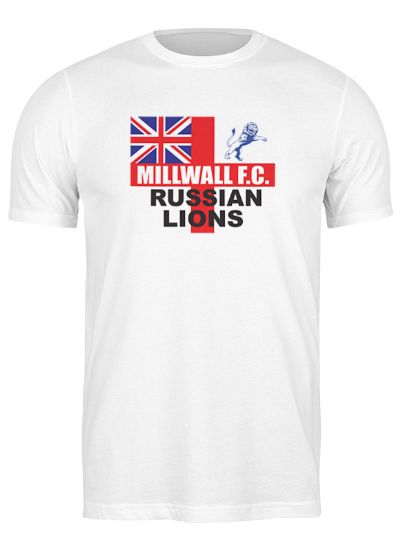 Printio Футболка классическая Millwall russian lions tee printio футболка классическая millwall f troop tee