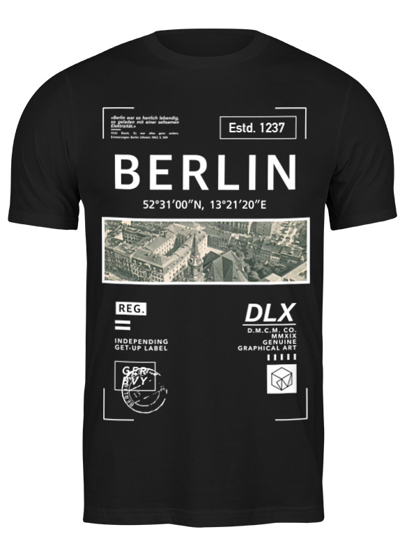 Printio Футболка классическая Berlin стенка berlin