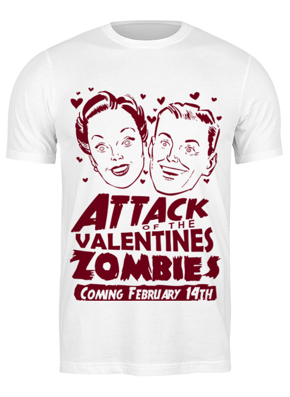 Printio Футболка классическая Attack of the valentine's zombies