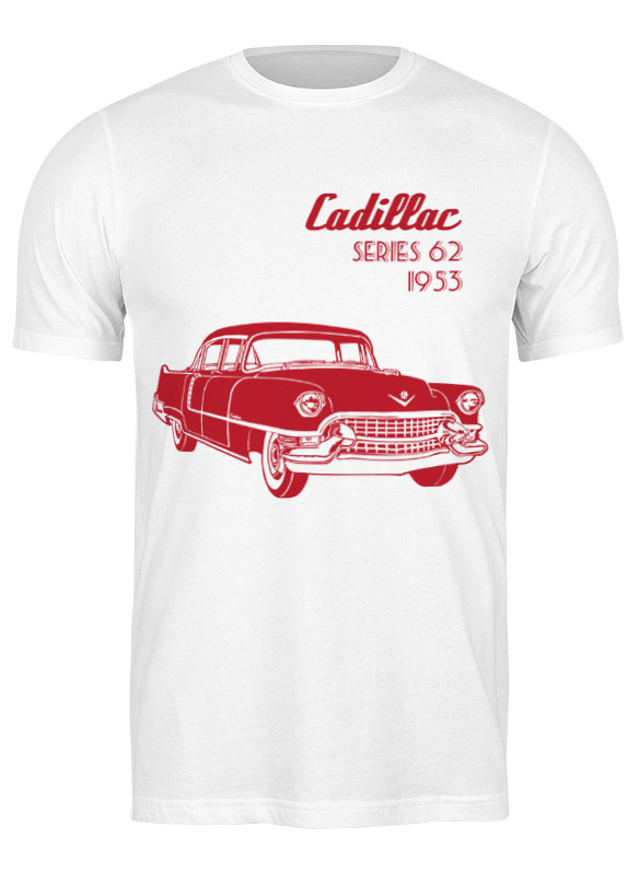 Printio Футболка классическая Кадиллак серия 62 (1953) printio футболка классическая кадиллак серия 62 1953