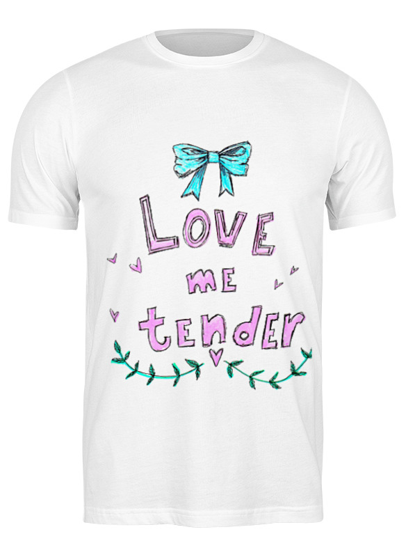 printio детская футболка классическая унисекс love me tender Printio Футболка классическая Love me tender
