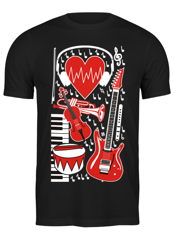 Printio Футболка классическая Музыкальное сердце