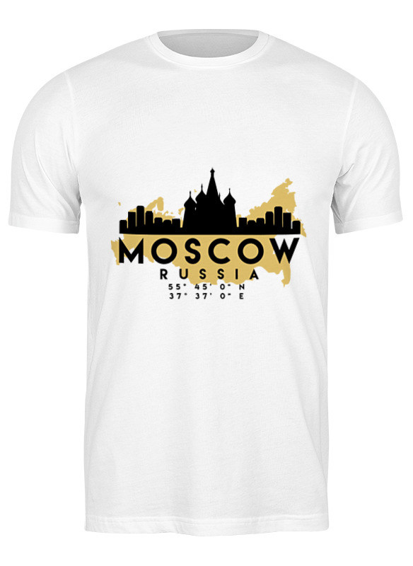 Printio Футболка классическая Москва (россия) printio футболка классическая москва россия