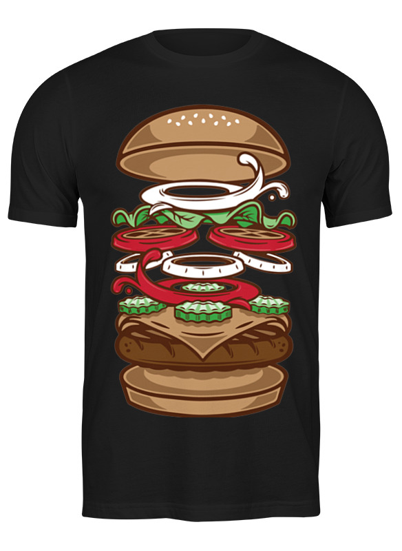 Printio Футболка классическая Burger/бургер printio лонгслив burger бургер