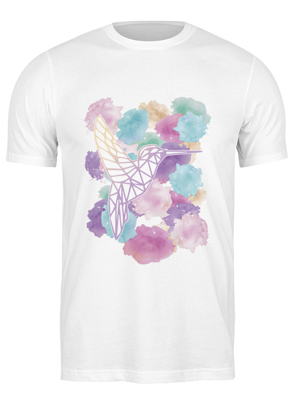 Printio Футболка классическая Акварельный колибри