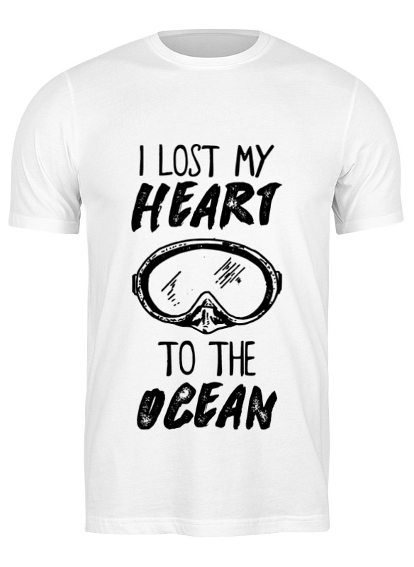 Printio Футболка классическая I lost my heart to the ocean printio лонгслив i lost my heart to the ocean