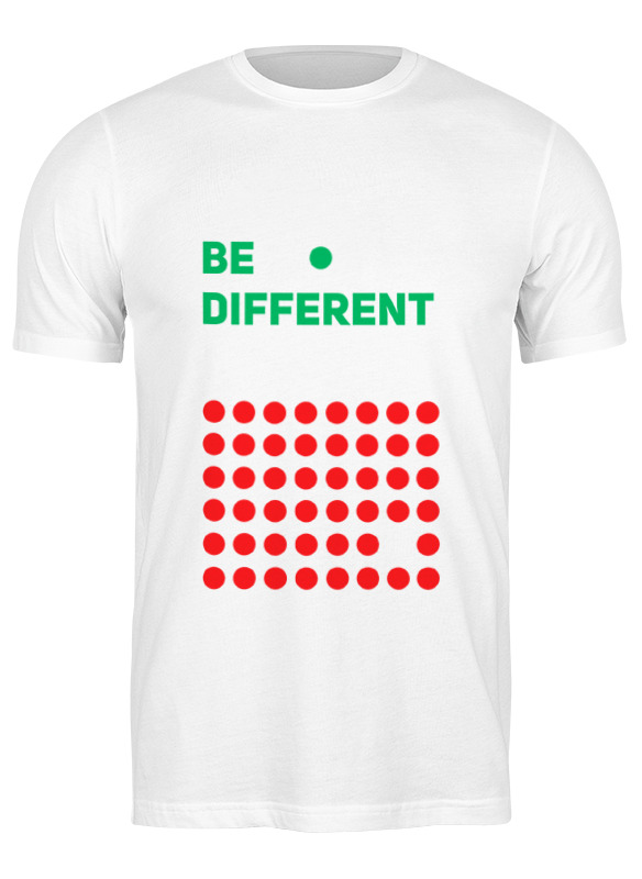 Printio Футболка классическая Be different printio футболка классическая be different