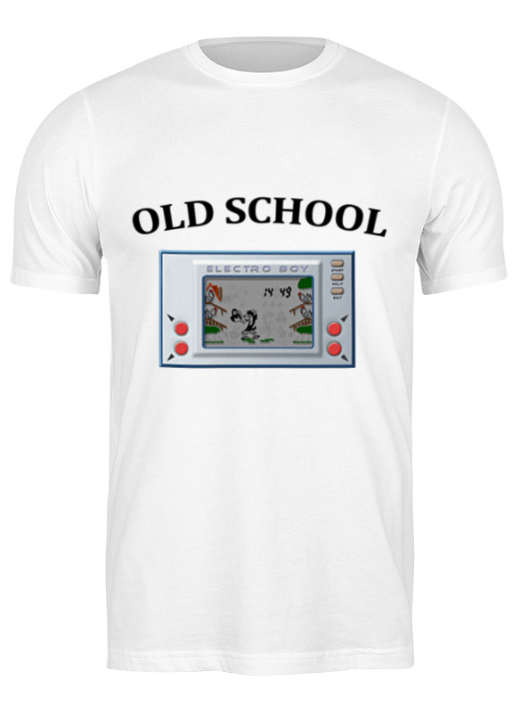 Printio Футболка классическая Old school футболка начнем игру белый