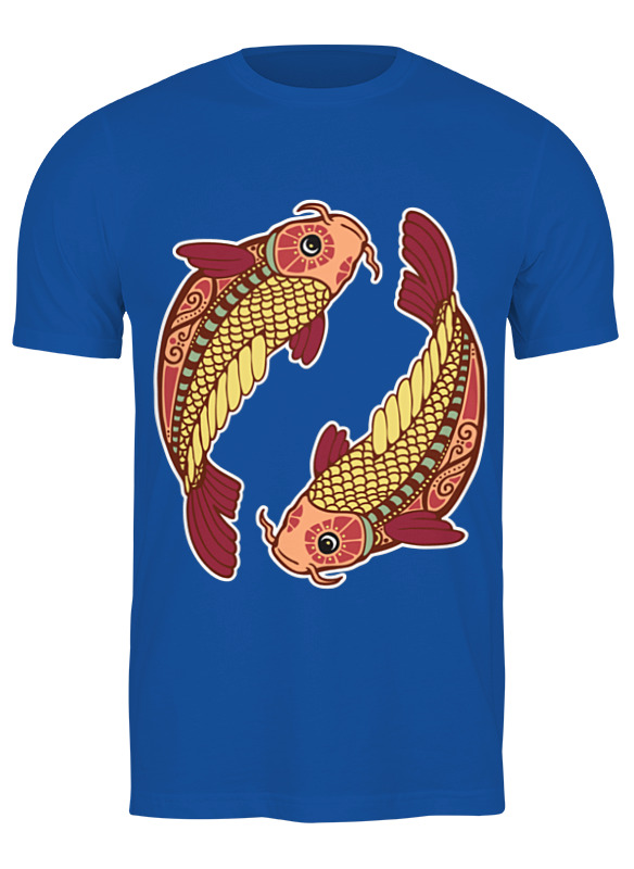 Printio Футболка классическая Зодиак - рыбы printio футболка классическая рыбы зодиак