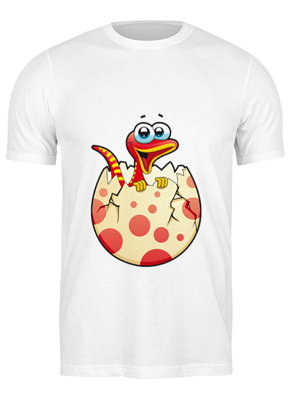 Printio Футболка классическая Новорождённый динозаврик