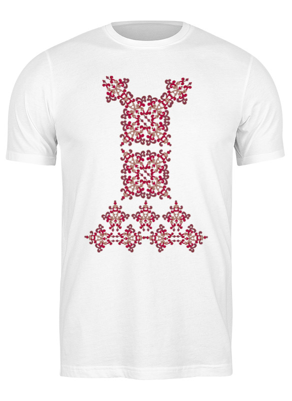 printio футболка классическая цветочный узор Printio Футболка классическая Цветочный узор