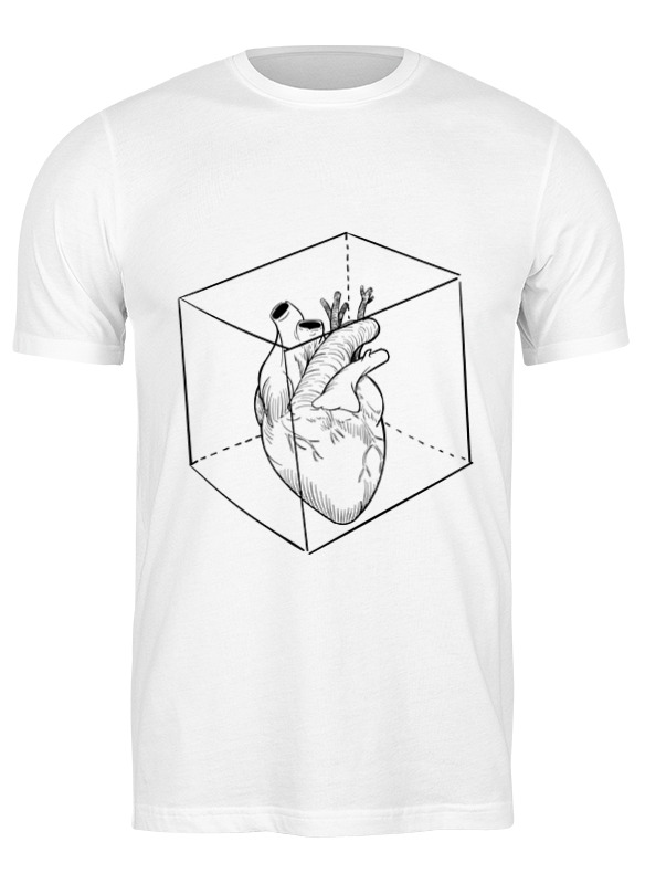 Printio Футболка классическая Сердце в кубе printio детская футболка классическая унисекс сердце в кубе