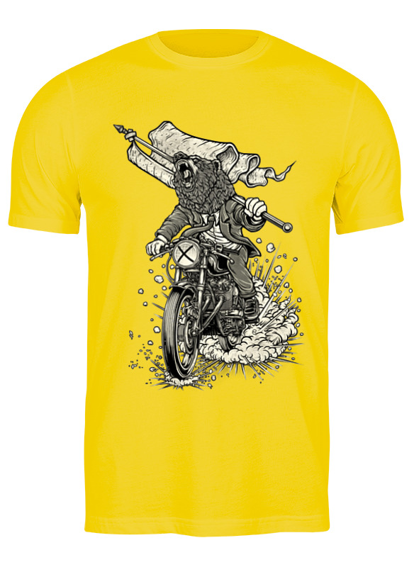 Printio Футболка классическая Брутал на велике мужская футболка мишка на велике s желтый